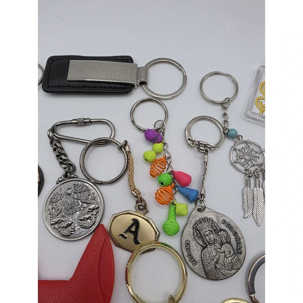 Lot Of 15 Fun Key Chains Dream Catcher, Protective